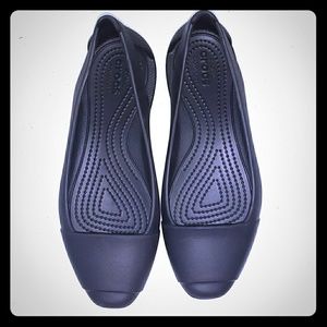 Crocs Black Sienna Flat Size 6